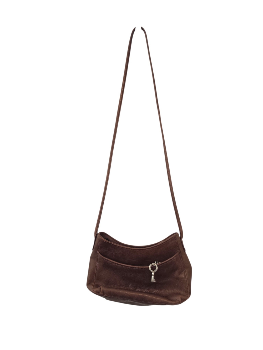 Fossil Vintage Brown Leather Crossbody Bag